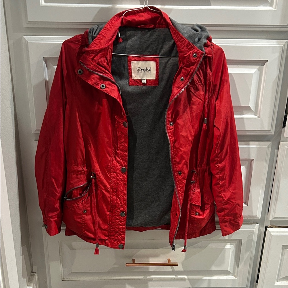 Smithfield Women's Red Bomber Jacket